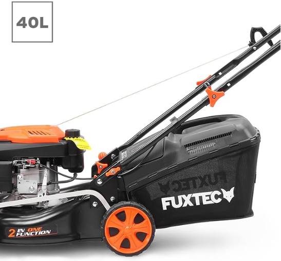 El Cortacésped de Gasolina FUXTEC FX-RM4346ECO es una una máquina robusta y eficiente